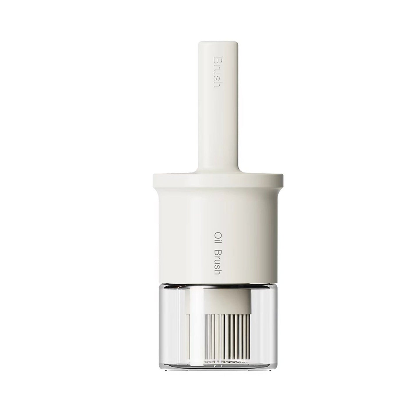 Kitchen Oil Brush with Built-In Container and Press Handle