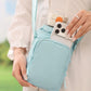 Water Bottle Carrier Bag with Phone Pocket Adjustable Crossbody Strap for Walking Travel