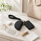 Mini Wristlet Pouch and Card Holder Set with Zip Closure