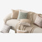 Decorative Throw Pillow 17.7*17.7 in Soft Cotton Blend Fabric for Living Room and Sofa