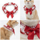 Pet Lace Collar with Bow Accent Decorative Neck Accessory for Dogs and Cats