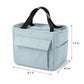 Insulated Lunch Tote with Front Pocket and Top Handles