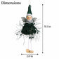 2pk Lace Angel Christmas Tree Ornaments