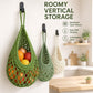 3pc Crochet Hanging Storage Basket Set Small Medium Large Wall Organizer Bins