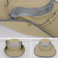 Wide Brim Outdoor Hat with Mesh Ventilation Snap-Up Sides and Chin Strap for Hiking, Beach, Travel, and Sun Protection