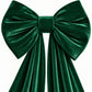 Oversized Velvet Christmas Bow Tree Topper with Long Tails