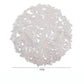 4 Piece Round Lace Placemat Set Metallic PVC Decorative Heat Resistant Table Mats