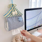 Hanging Tissue Holder House Shape Soft Fabric Tissue Dispenser