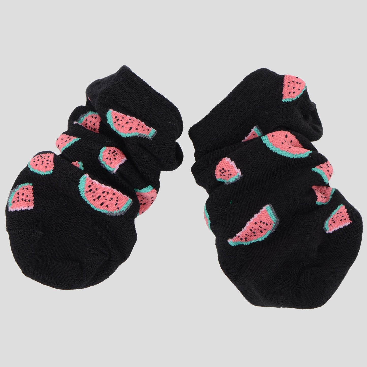Fruit Print No Show Socks Breathable Cotton 6pk