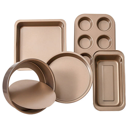 5-Piece Bakeware Set - Non-Stick Essential Baking Pans