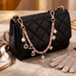 Decorative Chain Bag Strap with Charms and Swivel Clasps