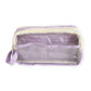 Large Capacity Clear Pencil Case Double Compartment Zipper Pouch with Handle