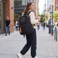 Everyday Backpack with Front Zip Pocket Side Pockets Adjustable Straps Top Hle