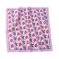 Floral Print Cotton Square Scarf Lightweight Soft Neck Hair Head Scarf Wrap 25.5¡Á25.5 Inches