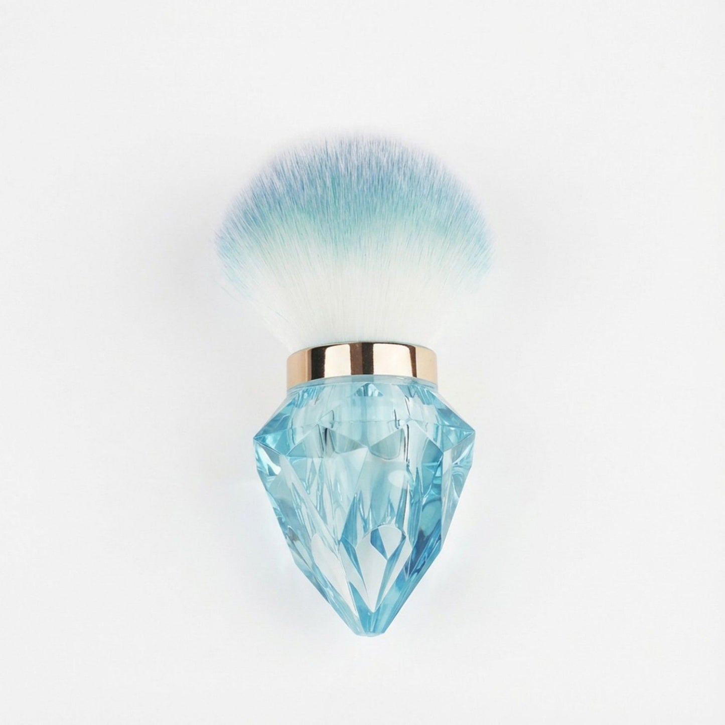 Diamond Handle Powder Brush with Soft Dense Bristles for Face Makeup Application