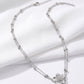 Single Floral Layered Beaded Metal Waist Chain Adjustable Minimalist Statement Waist Jewelry 43.3in