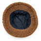 Textured Bucket Hat with Soft Polyester Fabric and Lined Interior