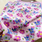 Floral Print Cotton Square Scarf Lightweight Soft Neck Hair Head Scarf Wrap 25.5¡Á25.5 Inches