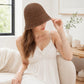 Summer Bucket Hat - Lightweight Straw Sun Hat for Vacation and Beach