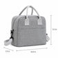 Insulated Lunch Tote Bag with Front Pocket and Adjustable Shoulder Strap