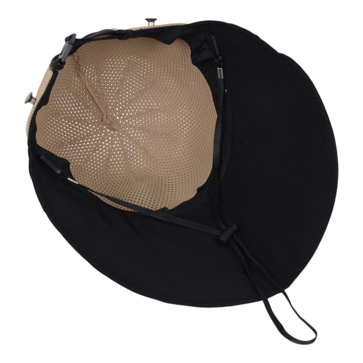 Breathable Mesh Sun Visor Cap with Ponytail Slot Adjustable Strap and Wide Brim for Outdoor Hiking and Summer Travel