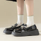 4 Pairs Mid-Crew Ruffle Trim Socks with Contrast Toe Heel and Cat Embroidery Design