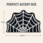 Halloween Spider Web Shaped Bath Mat Nonslip Accent Rug 15.7 x 23.6 Inches