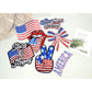 Independence Day Sequin American Flag Iron On Patch Glitter Patriotic USA 4th of July Craft Sewing Embroidery Clothing Patch Decoration