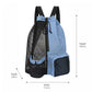 Mesh Swim Backpack with Drawstring Closure and Side Pockets