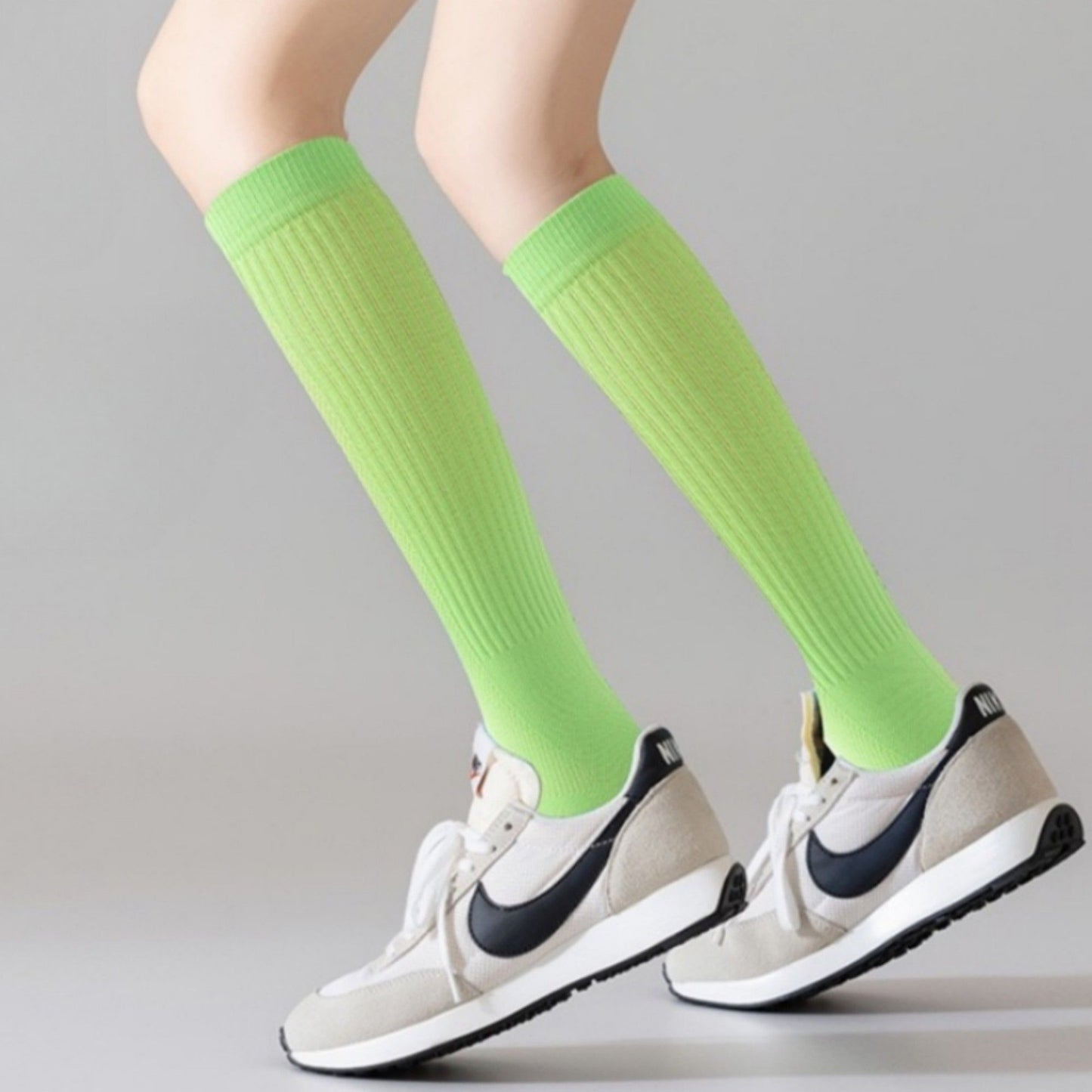 Knee High Compression Socks with Arch Support and Stretch Fit for Running and Recovery 2-Pack