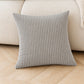 2 Pack Soft Corduroy Throw Pillow Covers 18 x 18 Inch and 12 x 20 Inch