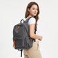 Everyday Backpack with Front Zip Pocket Side Pockets Adjustable Straps Top Hle