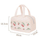Fruit Print Insulated Lunch Bag Large Capacity Waterproof Lunch Tote for Work School