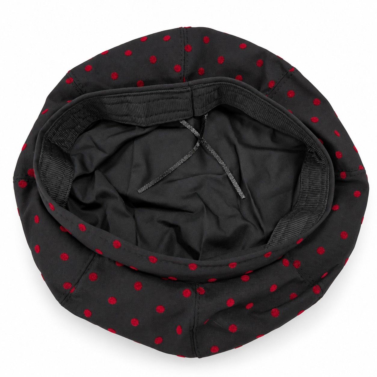 Polka Dot Beret Hat Lightweight French Painter Cap Adjustable Casual Style
