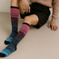 6pk Professional Athletic Compression Socks - Gradient Pressure Knee-High Socks for Fitness, Running & Recovery