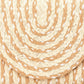 Woven Straw Crossbody Clutch Bag with Flap Closure Adjustable Strap Lightweight Shoulder Handbag