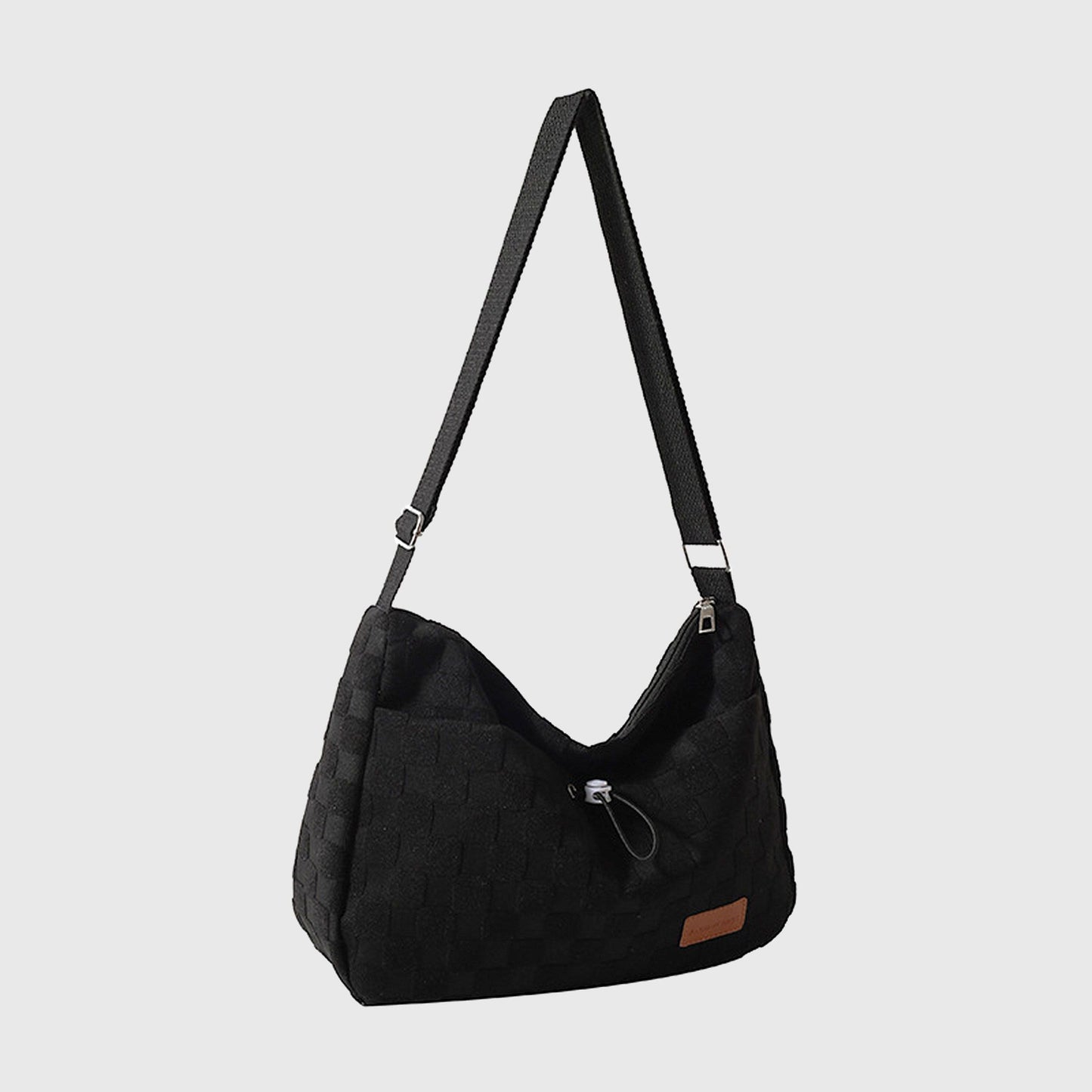 Woven Canvas Crossbody Bag - Adjustable Strap 3-in-1 (Shoulder/Handheld) Bag