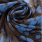 Lightweight Abstract Floral Sheer Long Scarf