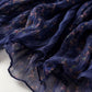 Lightweight Floral Crinkle Long Scarf