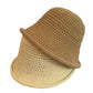 Crochet Bucket Hat with Rolled Brim and Openwork Texture