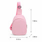 Adjustable Sling Bag with Front Zip Pocket for Travel