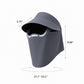 Magnetic Detachable Face Cover Visor Hat with Wide Brim and Neck Coverage