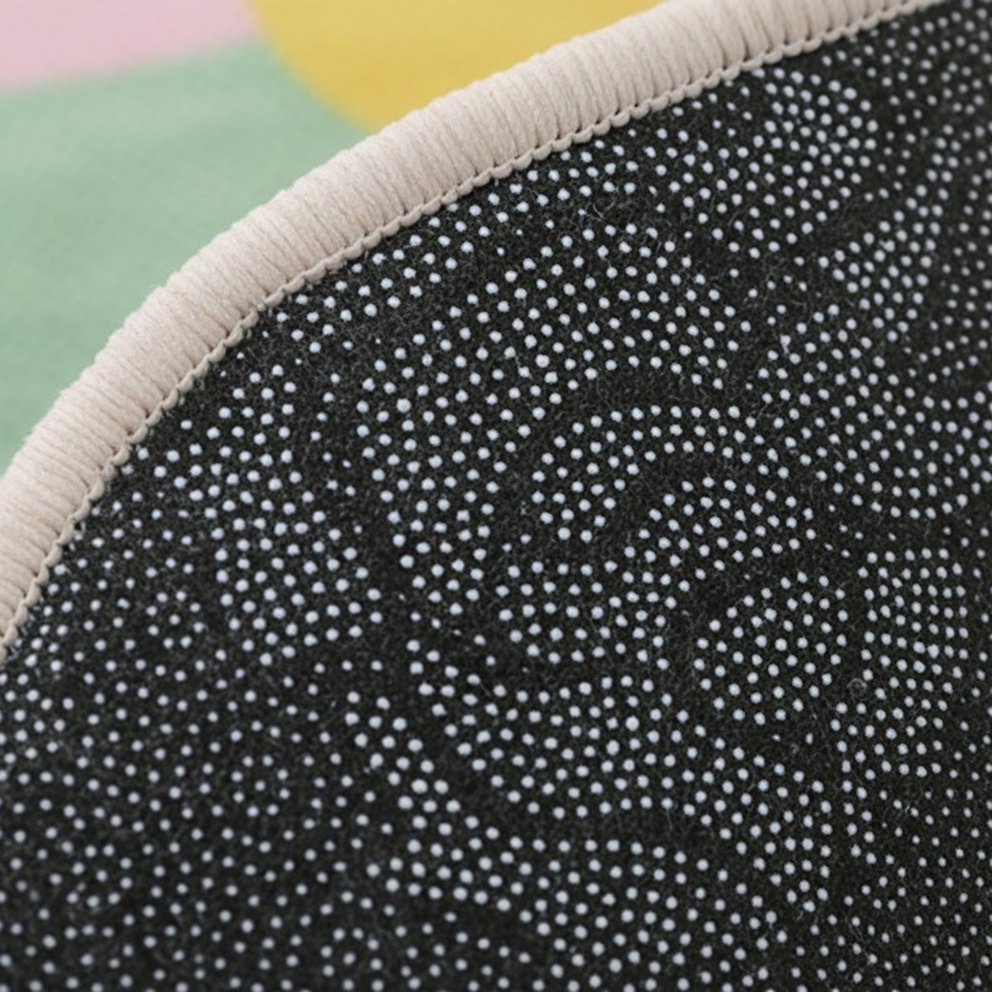 Tufted Floor Mat with Seashell and Starfish Design Non Slip Backing Soft Plush Decorative Entryway Rug