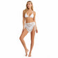 Women's Floral Lace Triangle Scarf - Sweet Layered Skirt Cover-up & Tie-On Waist Belt