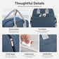 Insulated Lunch Tote Bag with Front Pocket and Adjustable Shoulder Strap