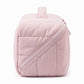 Vertical Padded Rectangular Travel Pouch with Top Carry Handle and Dual Zipper Pulls 16.7x5.3x5.3in