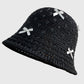 Foldable Bucket Hat with Bow Accents