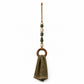 Coastal Beaded Wood Ring Towel Hanger