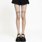 Sheer Tights with Bow Print Design and Lightweight Stretch Fit
