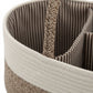 Woven Rope Storage Basket Organizer Bin and Divider Soft Cotton Basket for Closet Shelf Organization